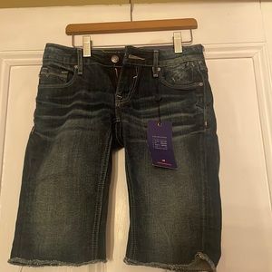 New with tags Jean biker shorts